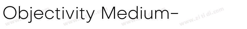Objectivity Medium字体转换